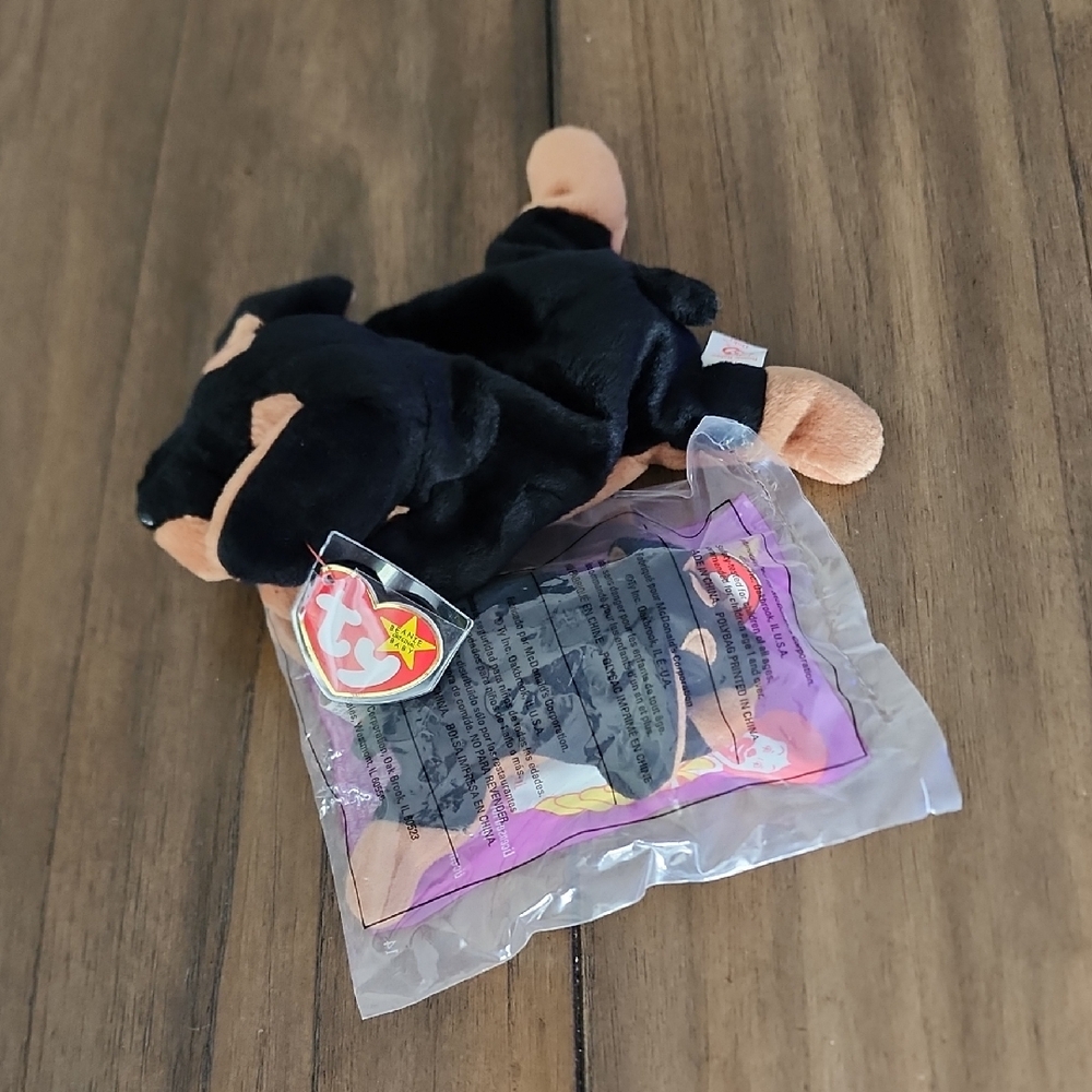 Ty Doby The Dog Beanie & Teenie Beanie Baby Set